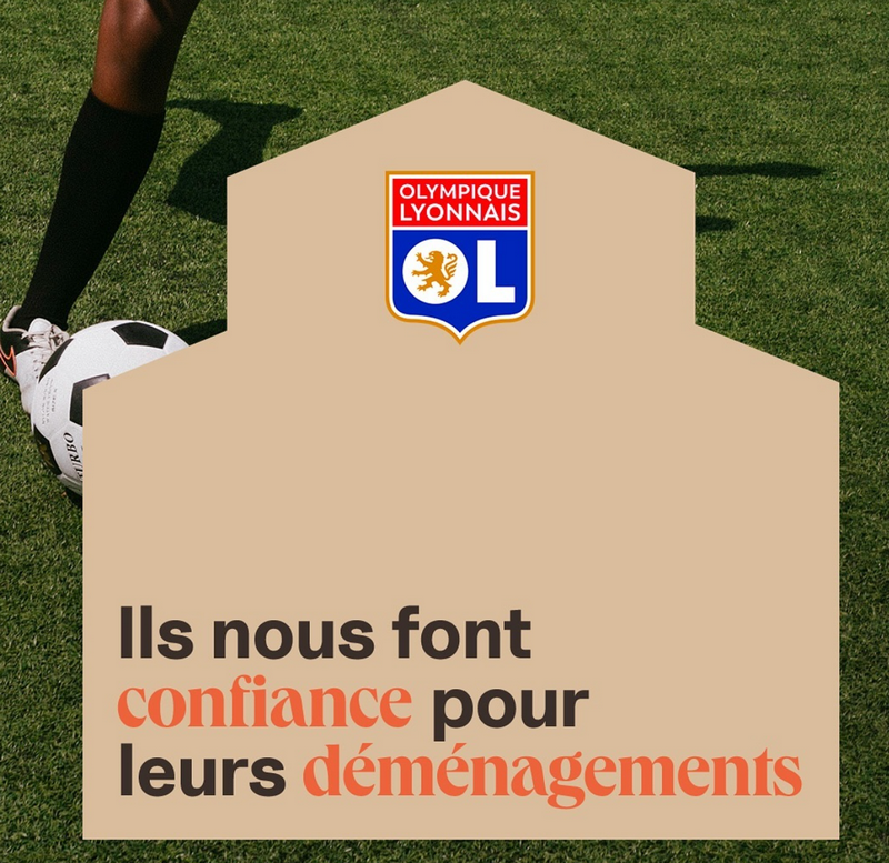 Art Moval, partenaire déménagement de l’Olympique Lyonnais